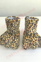 Leopard Mascot Costume for Adults – Realistic Cheetah Animal Suit for Sports, Schools & Events