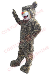Leopard Mascot Costume for Adults – Realistic Cheetah Animal Suit for Sports, Schools & Events