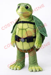 Green Turtle Mascot Costume with Tactical Belt for Events