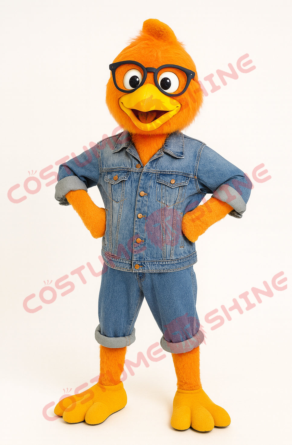 Disfraz de mascota de halcón azul con camisa blanca, tamaño adulto, para hombre y mujer, con ventilador incorporado en la cabeza 