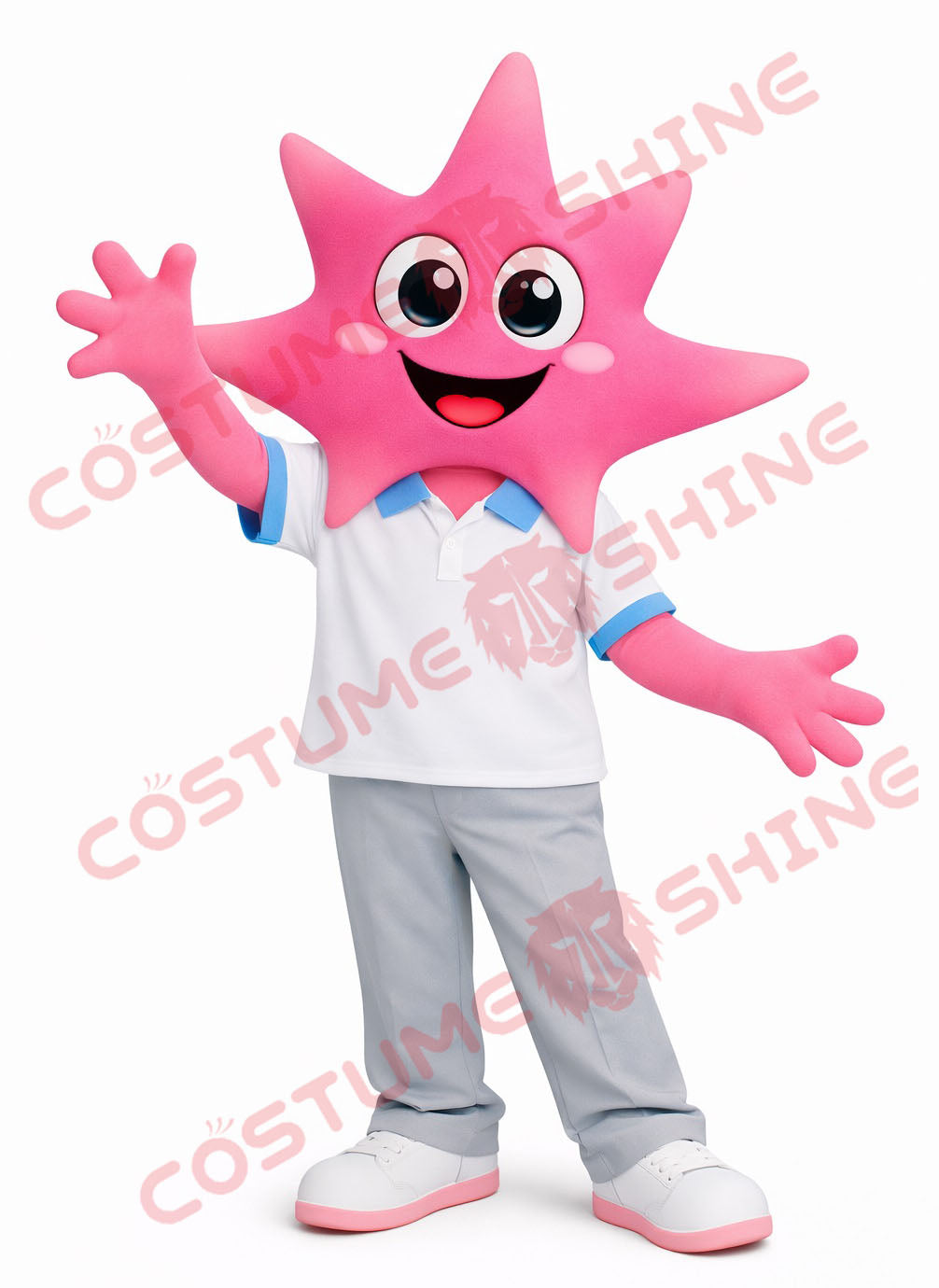 Disfraz de mascota de halcón azul con camisa blanca, tamaño adulto, para hombre y mujer, con ventilador incorporado en la cabeza 