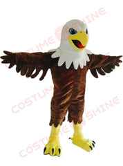 Power fierce Eagle Mascot Costume for Adults – Fierce Bird Plush Suit with Head & Claws