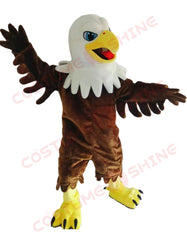 Power fierce Eagle Mascot Costume for Adults – Fierce Bird Plush Suit with Head & Claws