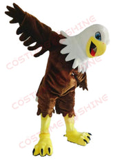 Power fierce Eagle Mascot Costume for Adults – Fierce Bird Plush Suit with Head & Claws
