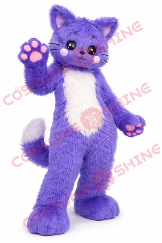 Disfraz de mascota de halcón azul con camisa blanca, tamaño adulto, para hombre y mujer, con ventilador incorporado en la cabeza 