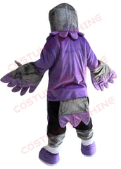 Purple Eagle Mascot Costume for Adults – School Spirit & Sports Event Outfit
