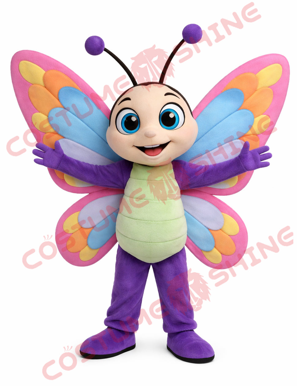 Blue Hawk Falcon i hvid skjorte maskot kostume voksen størrelse til mænd og kvinder med indbygget blæser inde i hovedet 