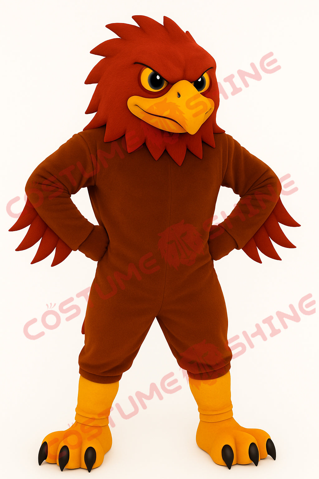 Red Eagle Mascot Costume – School Spirit Outfit