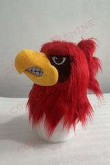 Red Hawk Mascot Costume for Adults – Fierce Eagle Bird Plush Suit for Sports & Events