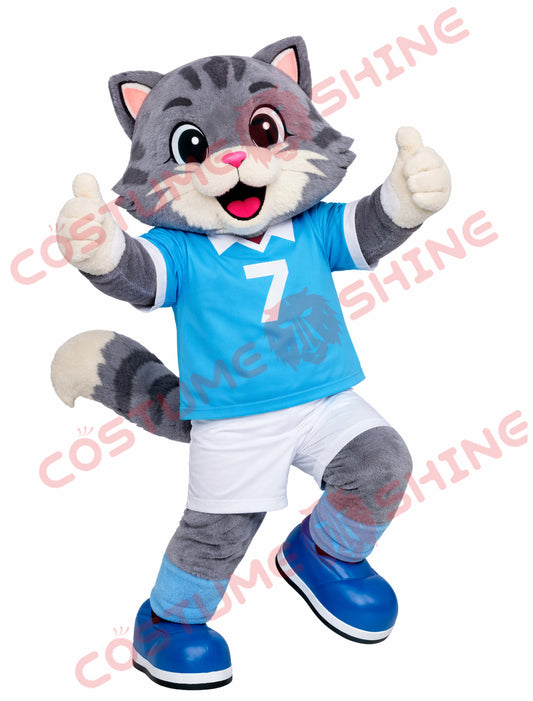 Disfraz de mascota de halcón azul con camisa blanca, tamaño adulto, para hombre y mujer, con ventilador incorporado en la cabeza 