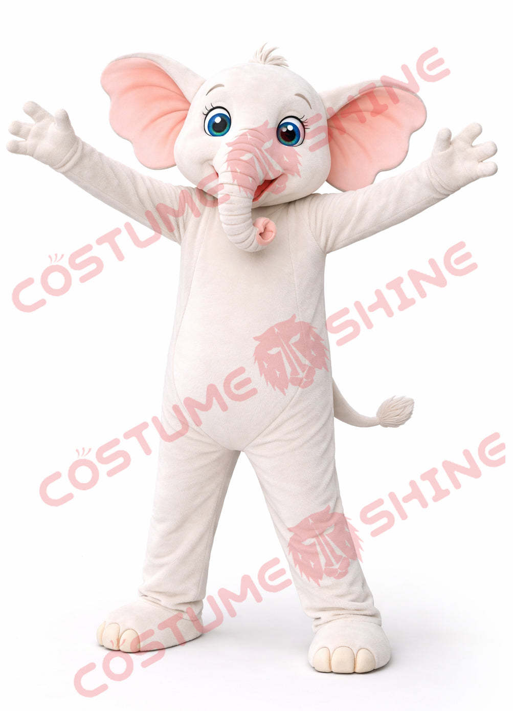 Blue Hawk Falcon i hvid skjorte maskot kostume voksen størrelse til mænd og kvinder med indbygget blæser inde i hovedet 